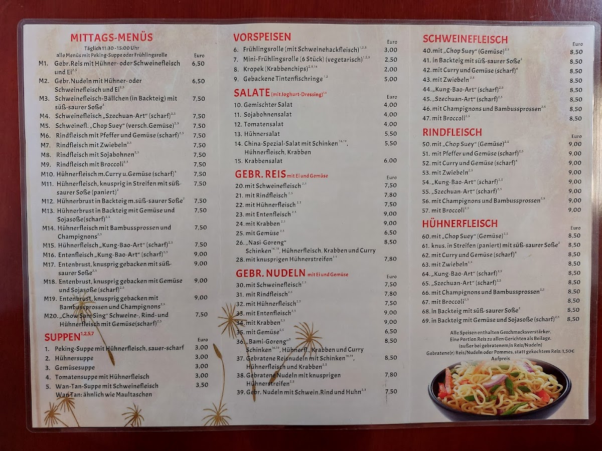 Menu China Imbiss Chinesische Mauer-3