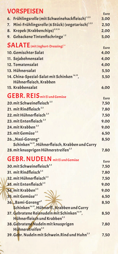 Menu China Imbiss Chinesische Mauer-7
